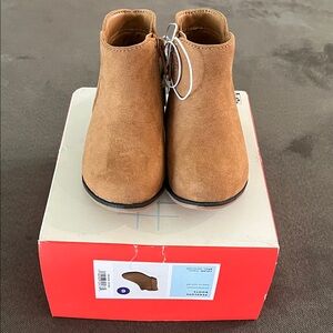 Cat & Jack Brown Suede Ankle Boots